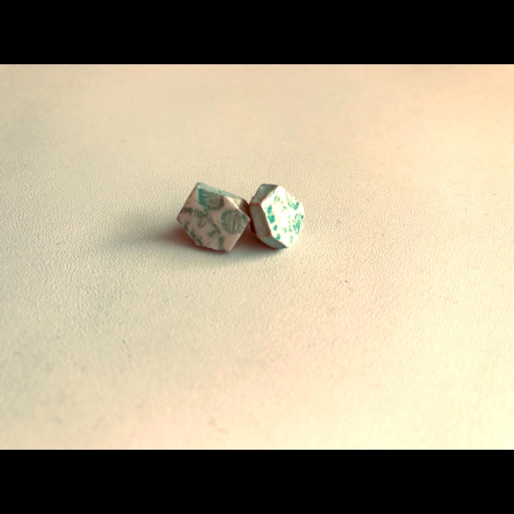 2/$20 unique ceramic studs